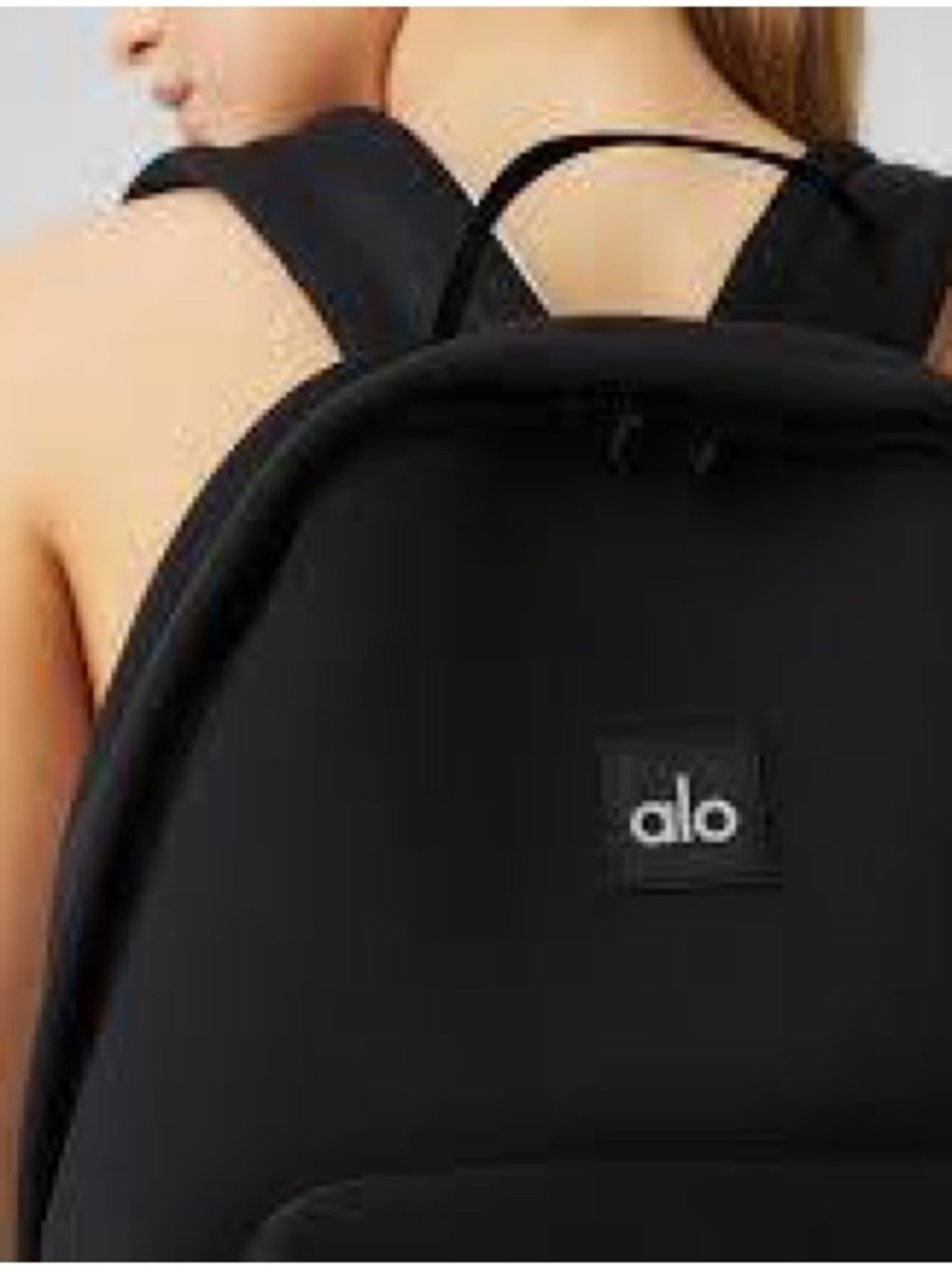 ALO Yoga Black STOW Compact Everyday Backpack NWT - Picture 4 of 5